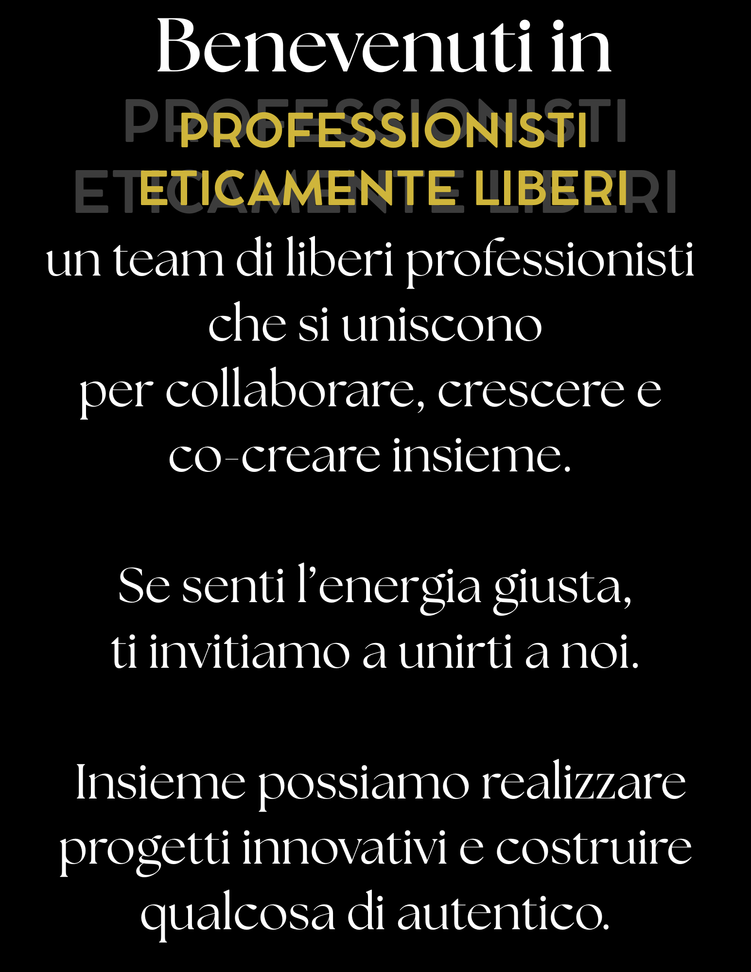 Benvenuta/o