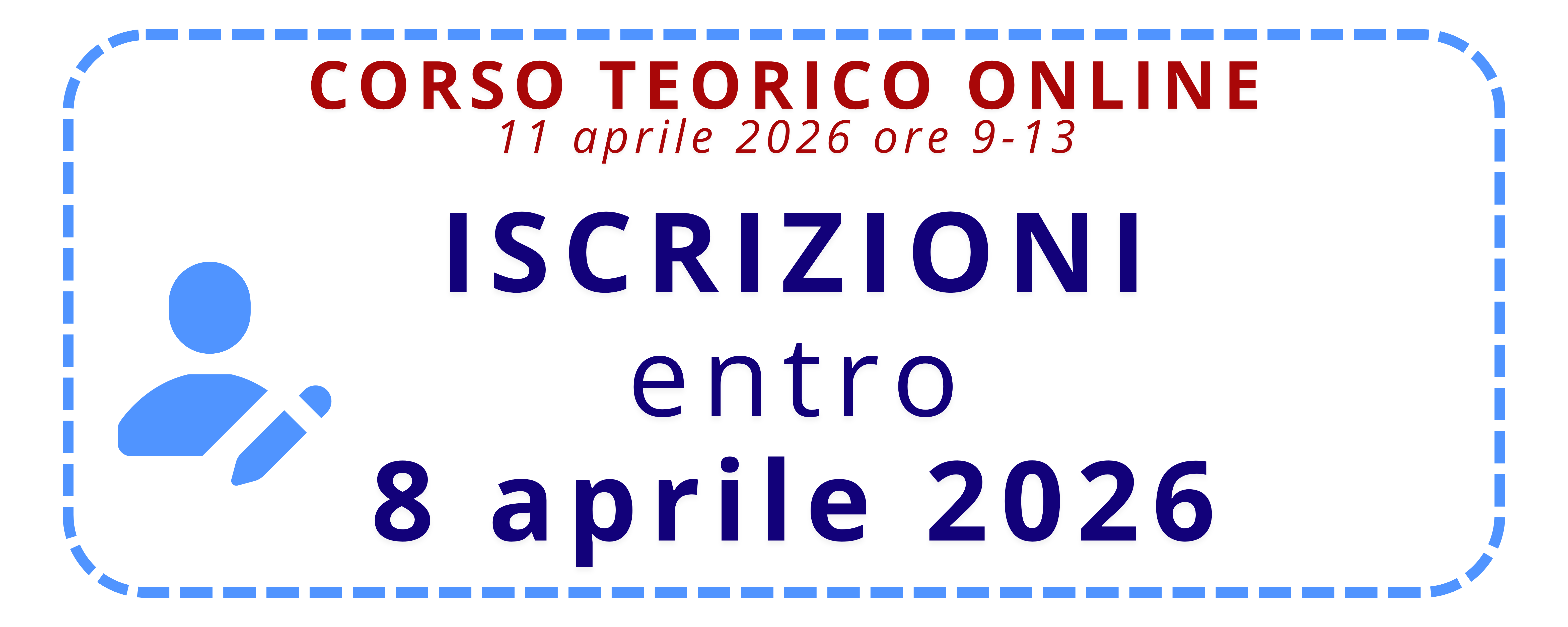 Iscrizioni entro 8 aprile 2026