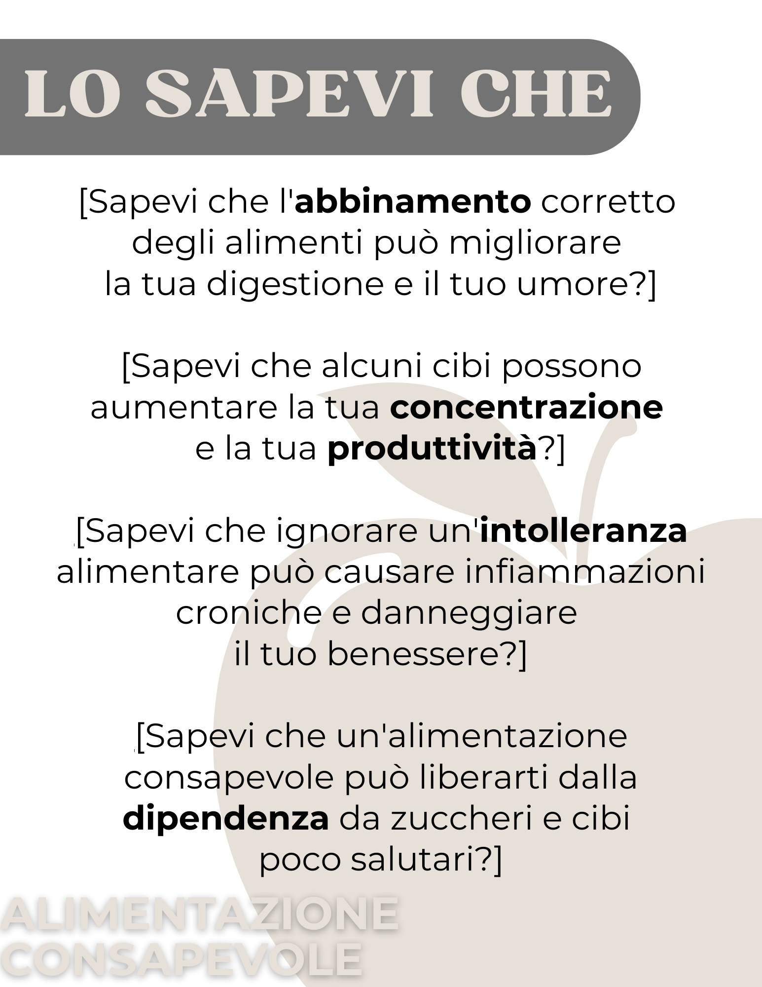 Sapevi che
